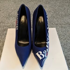 Auth Balenciaga Jersey Knit Logo 110